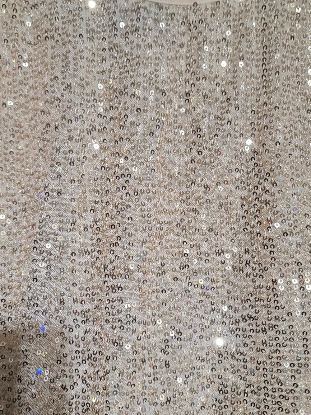 Gold Sequin Tank Top Sparkle Sz Small Mint Limit Shimmer Holiday Going Out Party - Picture 4 of 5